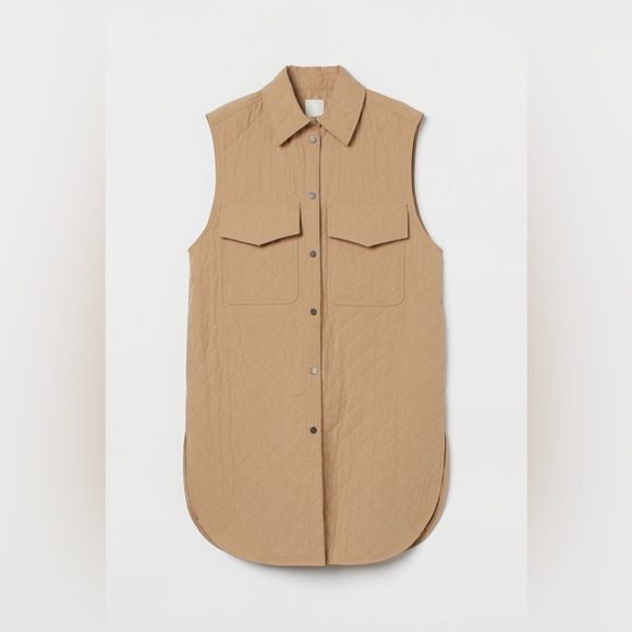 H&M Quilted Jilet / Shirt-Jacket - Picture 2 of 4